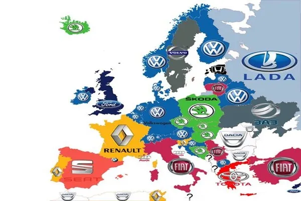 Marcas de coches más usados en Europa